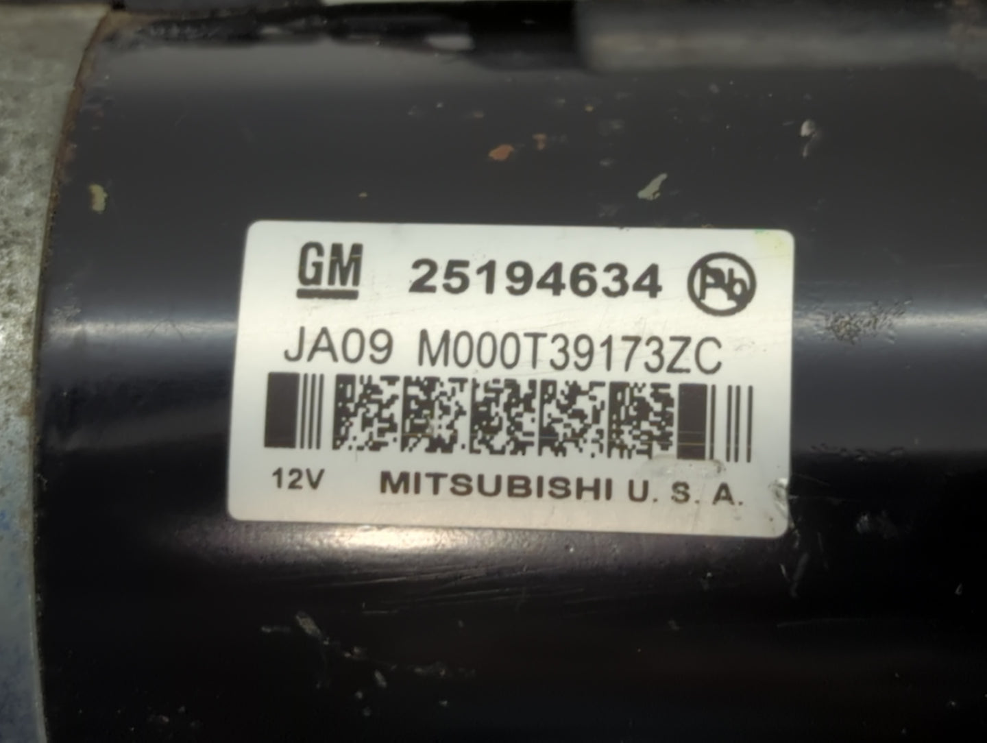 2013-2021 Chevrolet Trax Car Starter Motor Solenoid OEM P/N:25294634 55595603 Fits OEM Used Auto Parts - Oemusedautoparts1.c