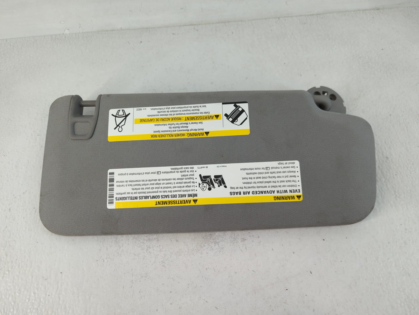 2017-2021 Chevrolet Trax Sun Visor Shade Replacement Driver Left Mirror Fits Fits 2017 2018 2019 2020 2021 OEM Used Auto Par