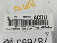 2017-2021 Chevrolet Trax PCM Engine Control Computer ECU ECM PCU OEM P/N:12685776 Fits Fits 2017 2018 2019 2020 2021 OEM Use