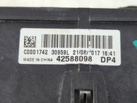 2018-2021 Chevrolet Trax Fusebox Fuse Box Panel Relay Module P/N:C0001742 42588098 Fits Fits 2018 2019 2020 2021 OEM Used Au