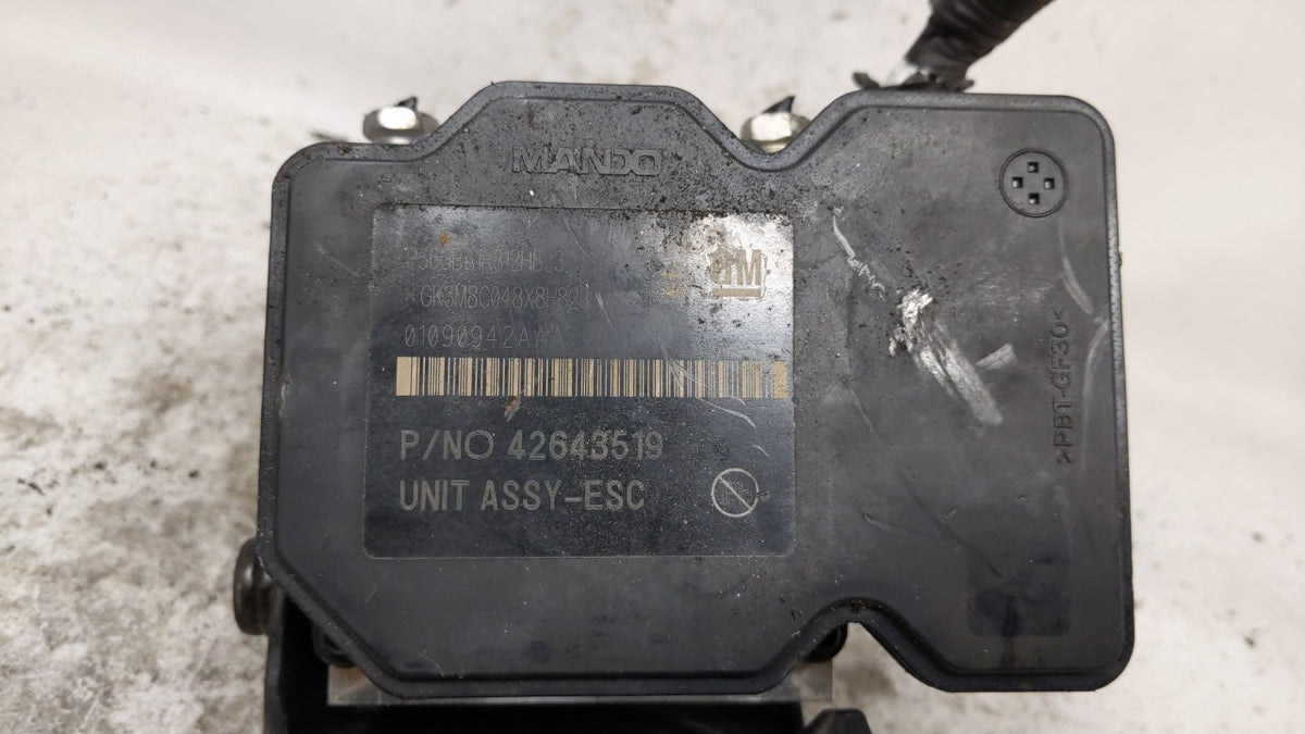 2017-2020 Chevrolet Trax Anti-Lock Brake ABS Pump Module Actuator OEM P/N:42643519 Fits Fits 2017 2018 2019 2020 OEM Used Au