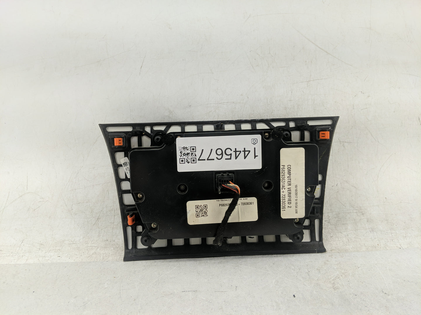 2017-2022 Chrysler 300 Climate Control Module Temperature AC/Heater Replacement P/N:P68293631AC 68293631AC Fits OEM Used Aut