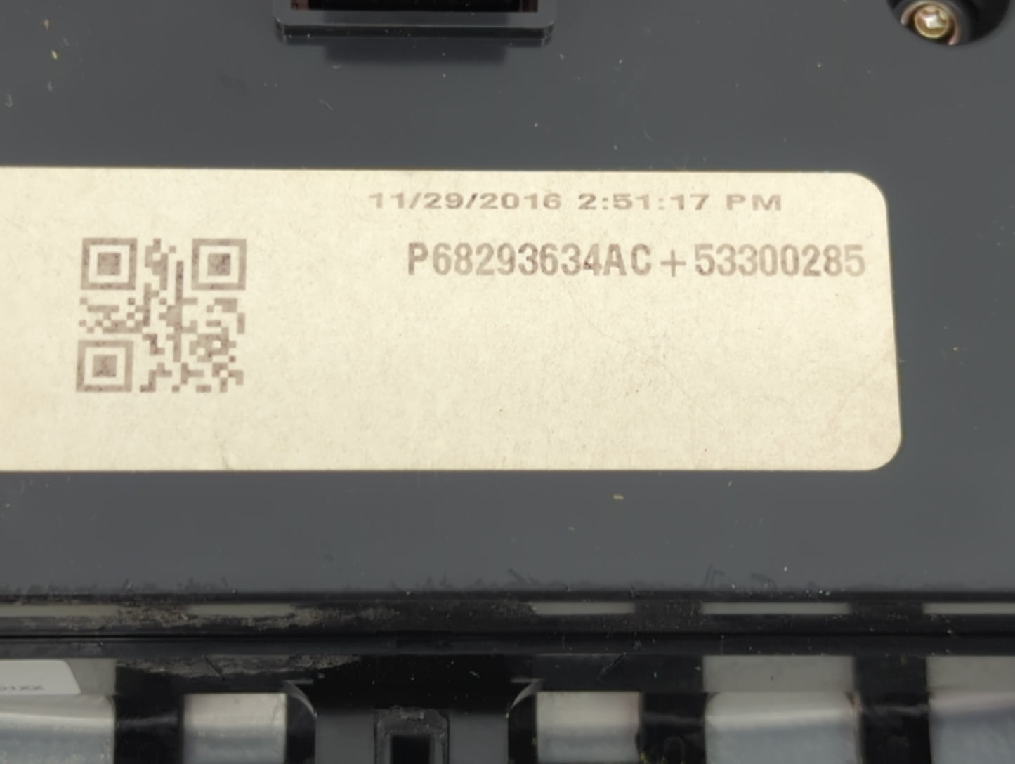 2017-2022 Chrysler 300 Climate Control Module Temperature AC/Heater Replacement P/N:P68293634AC 53300285 Fits OEM Used Auto 