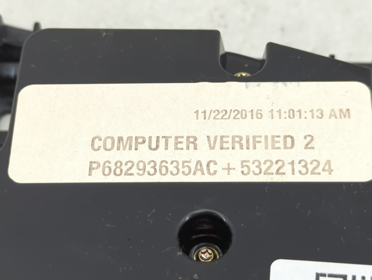 2017-2022 Chrysler 300 Climate Control Module Temperature AC/Heater Replacement P/N:P68293635AC 53221324 Fits OEM Used Auto 