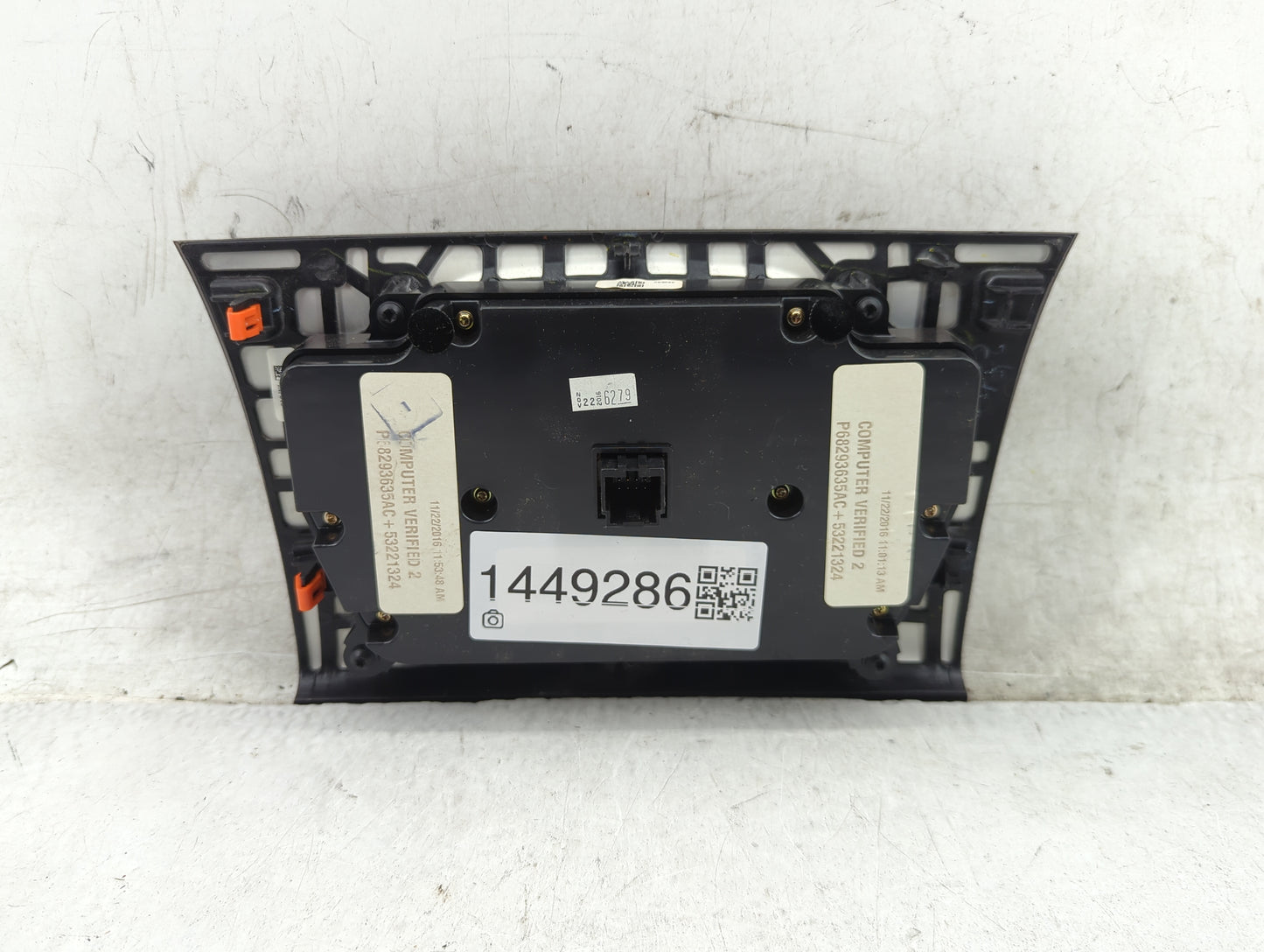 2017-2022 Chrysler 300 Climate Control Module Temperature AC/Heater Replacement P/N:P68293635AC 53221324 Fits OEM Used Auto 