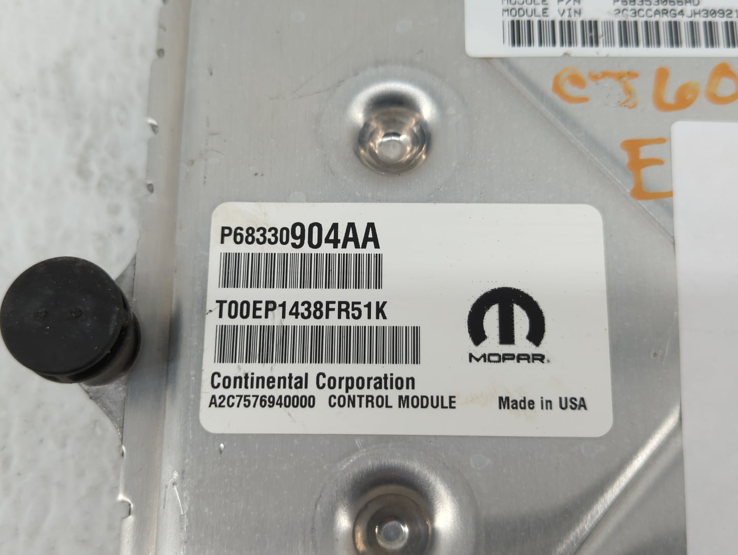 2018 Chrysler 300 PCM Engine Control Computer ECU ECM PCU OEM P/N:P68330904AA P68395663AD, P68353058AD, P68353048AC Fits OEM