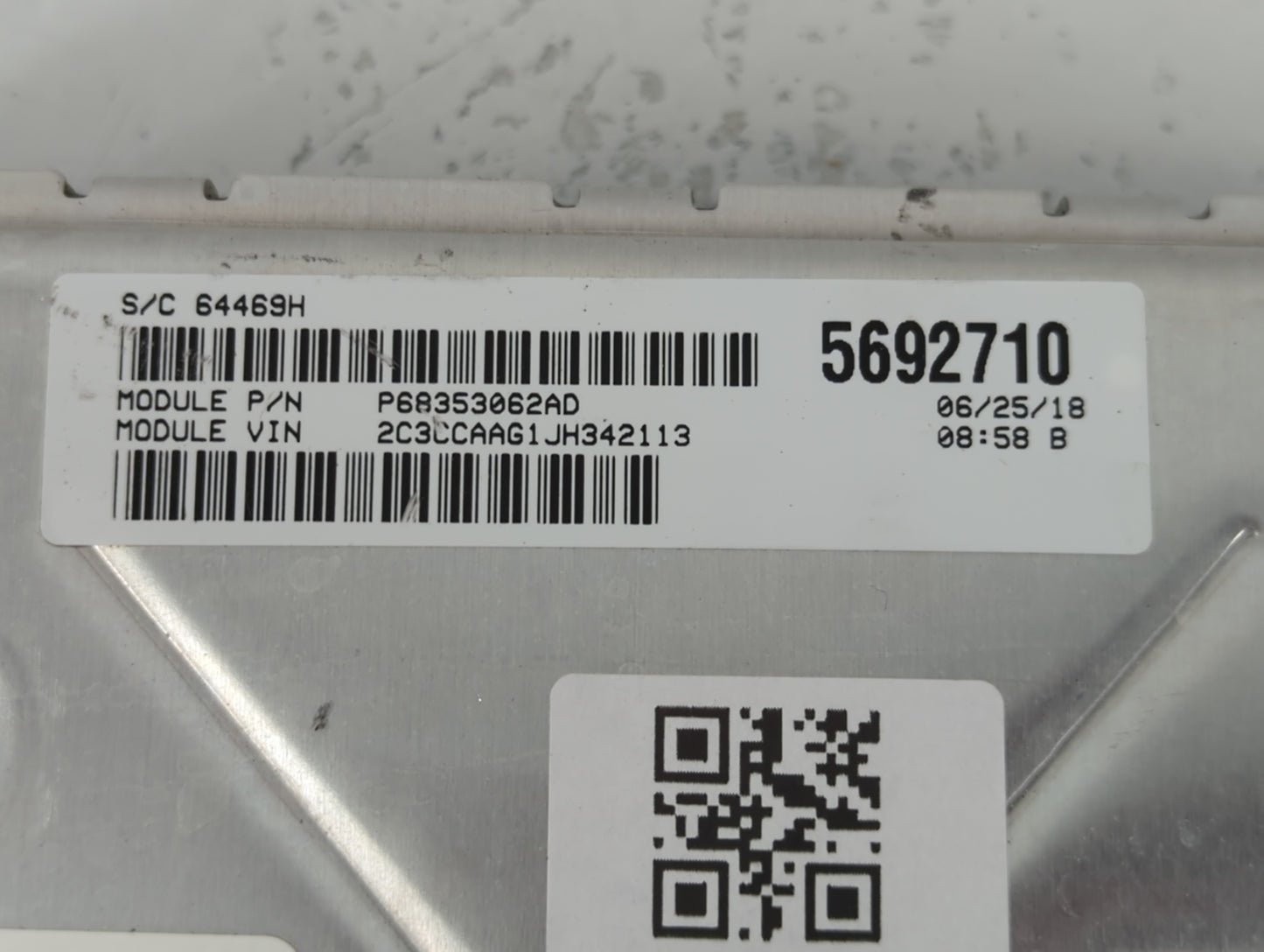 2018-2019 Chrysler 300 PCM Engine Control Computer ECU ECM PCU OEM P/N:P68353062AD 5692710 Fits Fits 2018 2019 OEM Used Auto