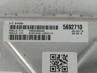 2018-2019 Chrysler 300 PCM Engine Control Computer ECU ECM PCU OEM P/N:P68353062AD 5692710 Fits Fits 2018 2019 OEM Used Auto
