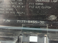 2018 Chrysler 300 Fusebox Fuse Box Panel Relay Module P/N:7171-5455-30 Fits OEM Used Auto Parts - Oemusedautoparts1.com