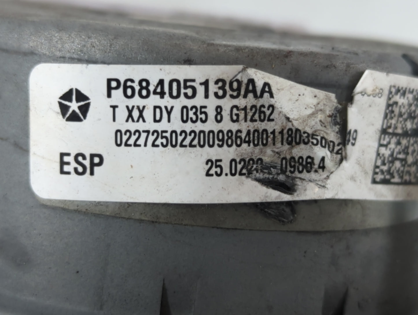 2018-2022 Chrysler 300 ABS Pump Control Module Replacement P/N:P68405139AA Fits Fits 2018 2019 2020 2021 2022 OEM Used Auto 