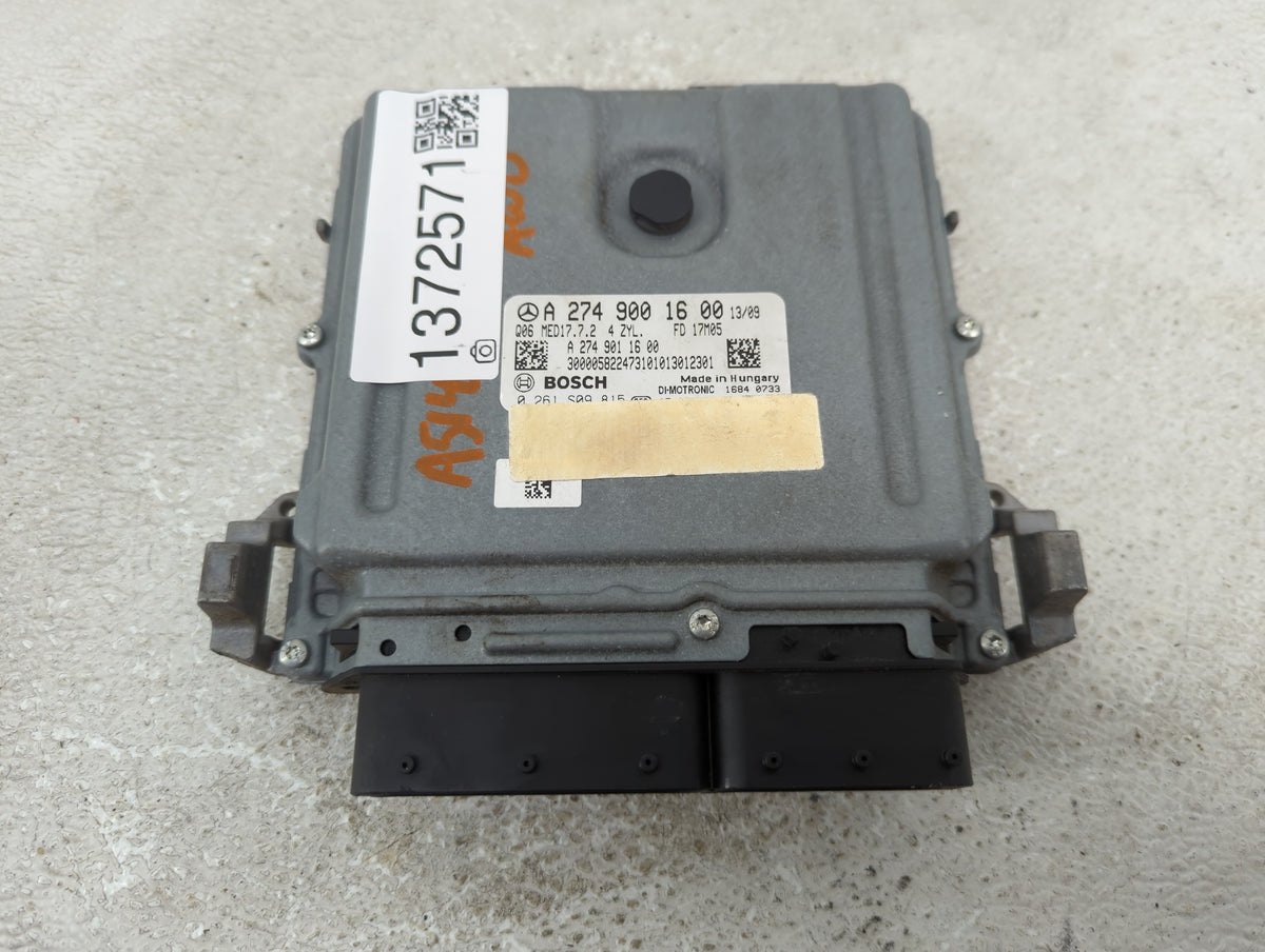 2018 Chrysler E Class PCM Engine Control Computer ECU ECM PCU OEM P/N:0 261 S09 815 A 274 900 16 00 Fits Fits 2016 2017 2019