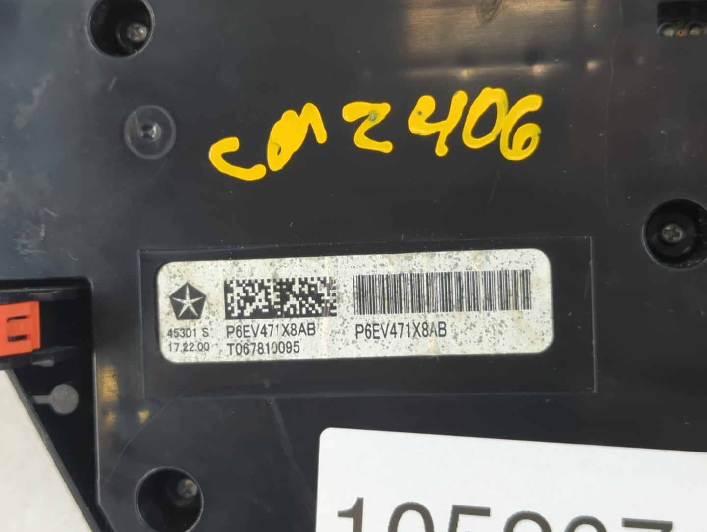 2018-2020 Chrysler Pacifica Climate Control Module Temperature AC/Heater Replacement P/N:T067810095 P6EV471X8AB Fits OEM Use
