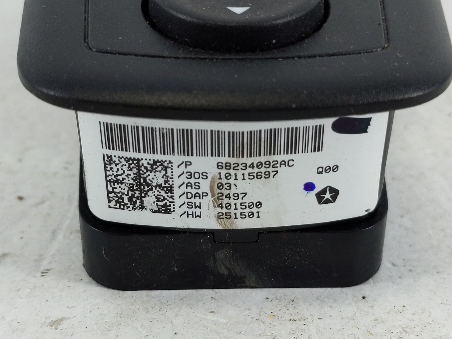 2017-2022 Chrysler Pacifica Master Power Window Switch Replacement Driver Side Left P/N:68234092AC 68590599AA Fits OEM Used 