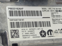2018 Chrysler Pacifica Radio AM FM Cd Player Receiver Replacement P/N:P68331626AF Fits OEM Used Auto Parts - Oemusedautopart