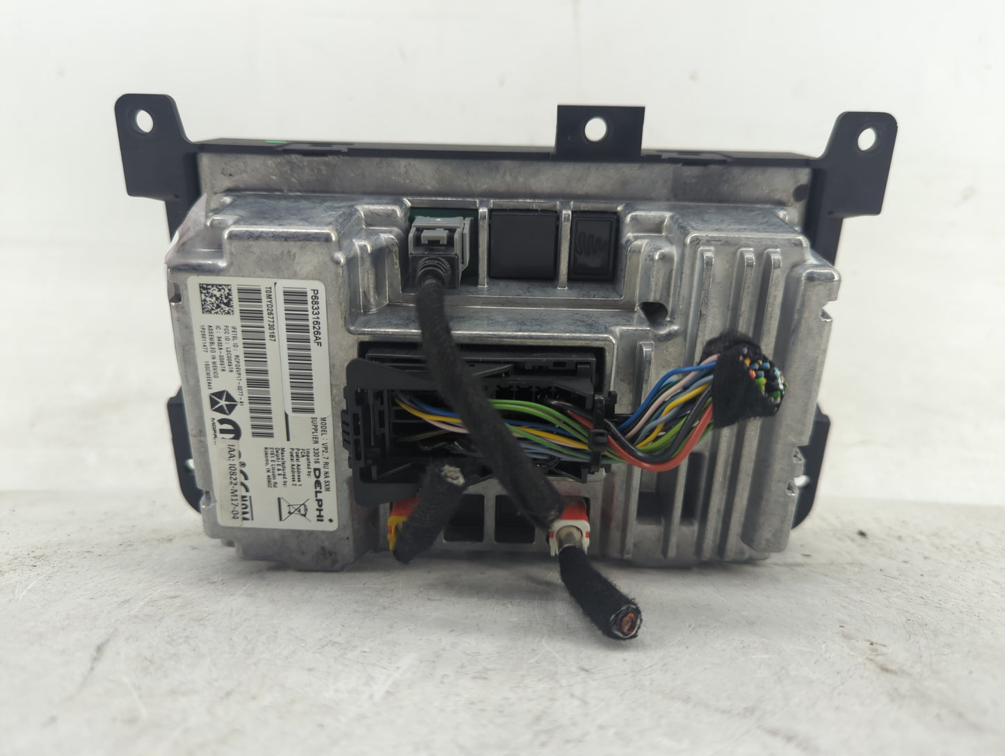 2018 Chrysler Pacifica Radio AM FM Cd Player Receiver Replacement P/N:P68331626AF Fits OEM Used Auto Parts - Oemusedautopart
