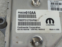 2018-2019 Chrysler Pacifica PCM Engine Control Computer ECU ECM PCU OEM P/N:P68330910AA T00EP2127EHP8 Fits Fits 2018 2019 20