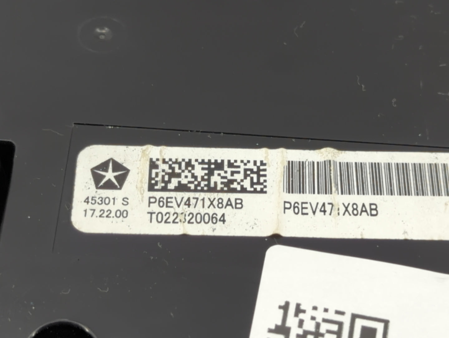 2018-2020 Chrysler Pacifica Climate Control Module Temperature AC/Heater Replacement P/N:P6EV471X8AB Fits Fits 2018 2019 202