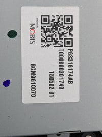 2018-2020 Chrysler Pacifica Information Display Screen 1483224 - Oemusedautoparts1.com