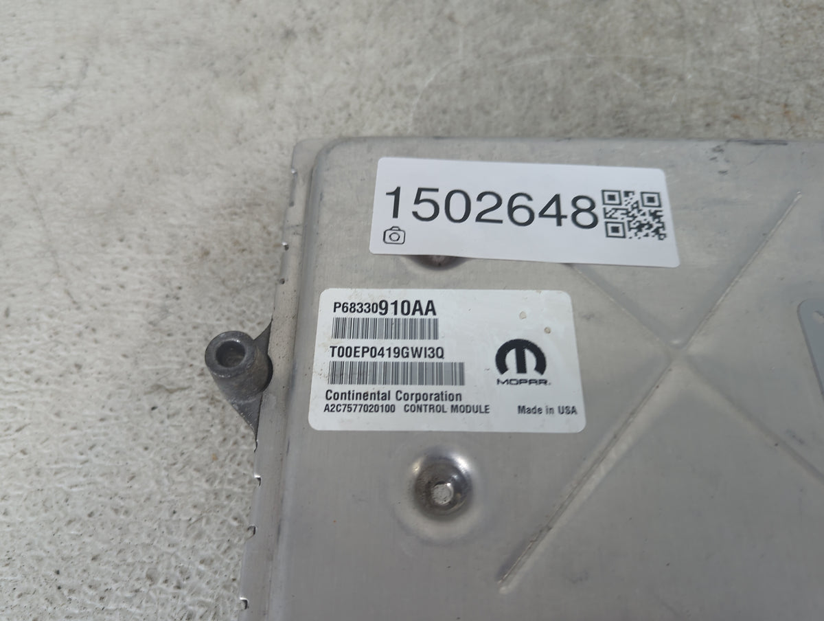 2018-2019 Chrysler Pacifica PCM Engine Control Computer ECU ECM PCU OEM P/N:P68330910AA A2C7577020100 Fits Fits 2018 2019 20