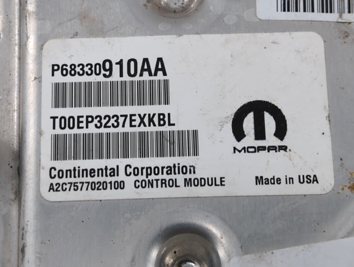 2018 Chrysler Pacifica PCM Engine Control Computer ECU ECM PCU OEM P/N:P68434928AA P68330910AA, P68413872AH Fits OEM Used Au