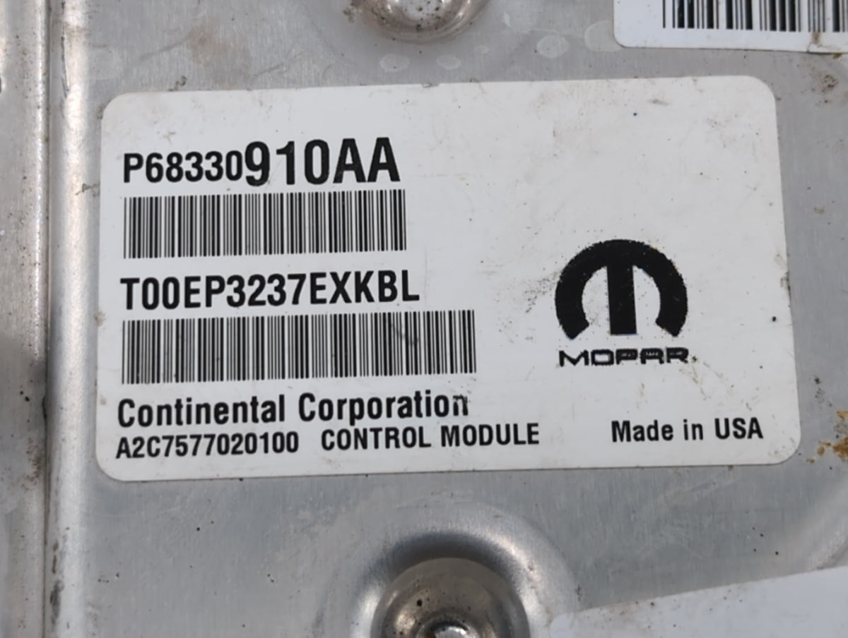 2018-2019 Chrysler Pacifica PCM Engine Control Computer ECU ECM PCU OEM P/N:P68434928AA P68330910AA Fits Fits 2018 2019 2020
