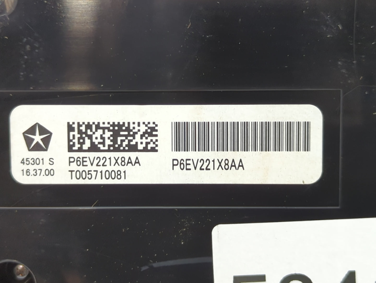 2018 Chrysler Pacifica Climate Control Module Temperature AC/Heater Replacement P/N:P6EV221X8AA Fits OEM Used Auto Parts - O