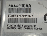 2018-2019 Chrysler Pacifica PCM Engine Control Computer ECU ECM PCU OEM P/N:P6830910AA Fits Fits 2018 2019 2020 OEM Used Aut