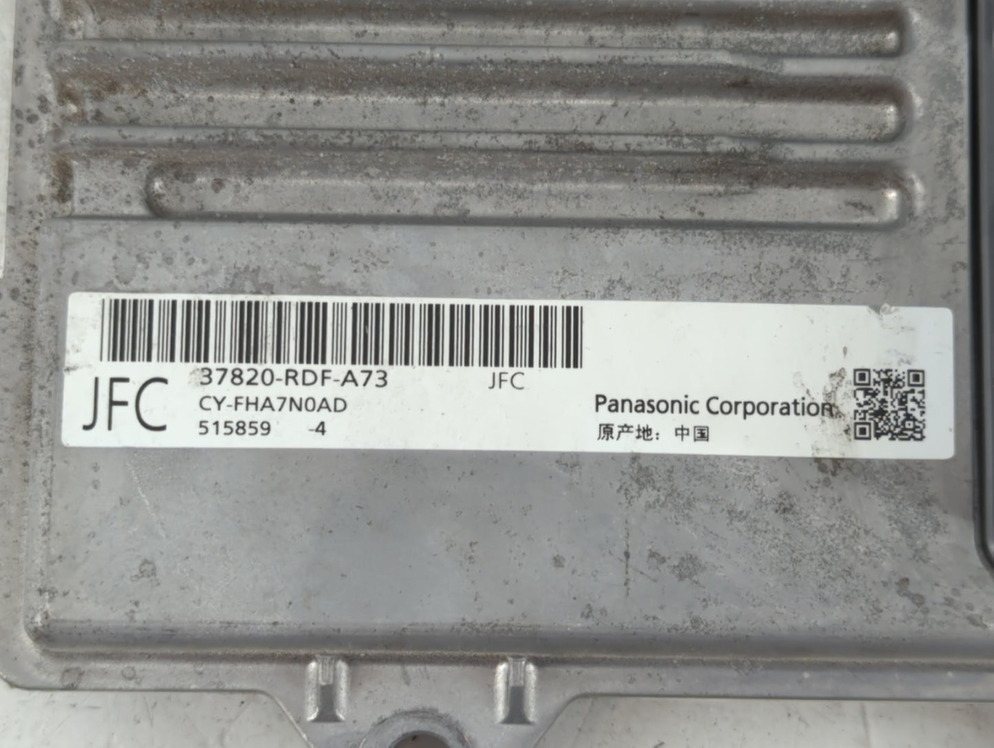 2018-2019 Chrysler Pacifica PCM Engine Control Computer ECU ECM PCU OEM P/N:37820-RDF-A73 Fits Fits 2018 2019 2020 OEM Used 