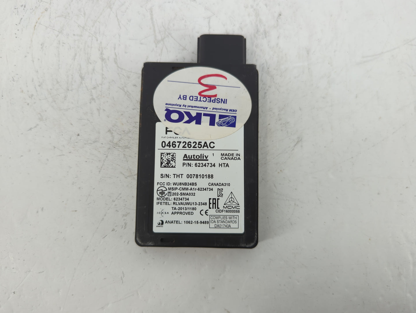 2017-2020 Chrysler Pacifica Chassis Control Module Ccm Bcm Body Control - Oemusedautoparts1.com