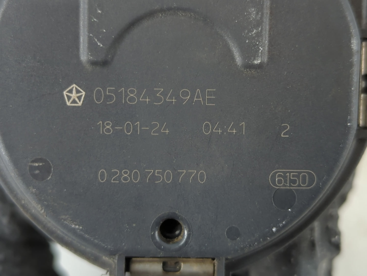 2017-2022 Chrysler Pacifica Throttle Body P/N:0 280 750 770 05184349AE Fits OEM Used Auto Parts - Oemusedautoparts1.com