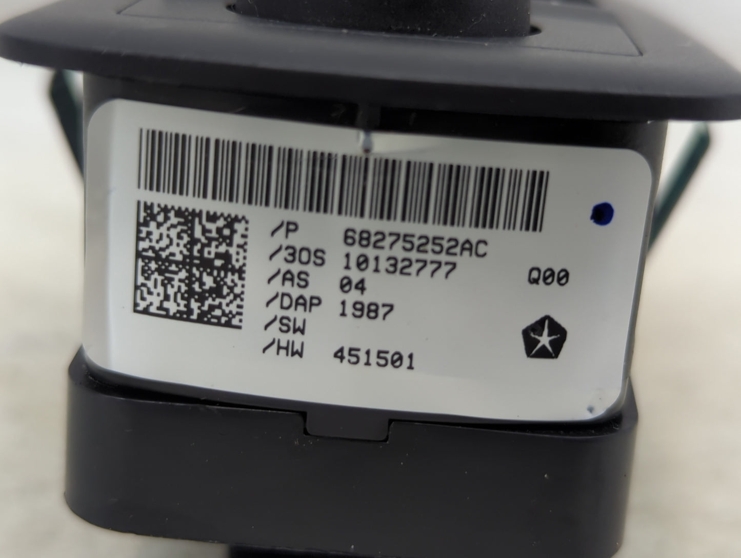 2018 Chrysler Town and Country Master Power Window Switch Replacement Driver Side Left P/N:68275252AC Fits OEM Used Auto Par