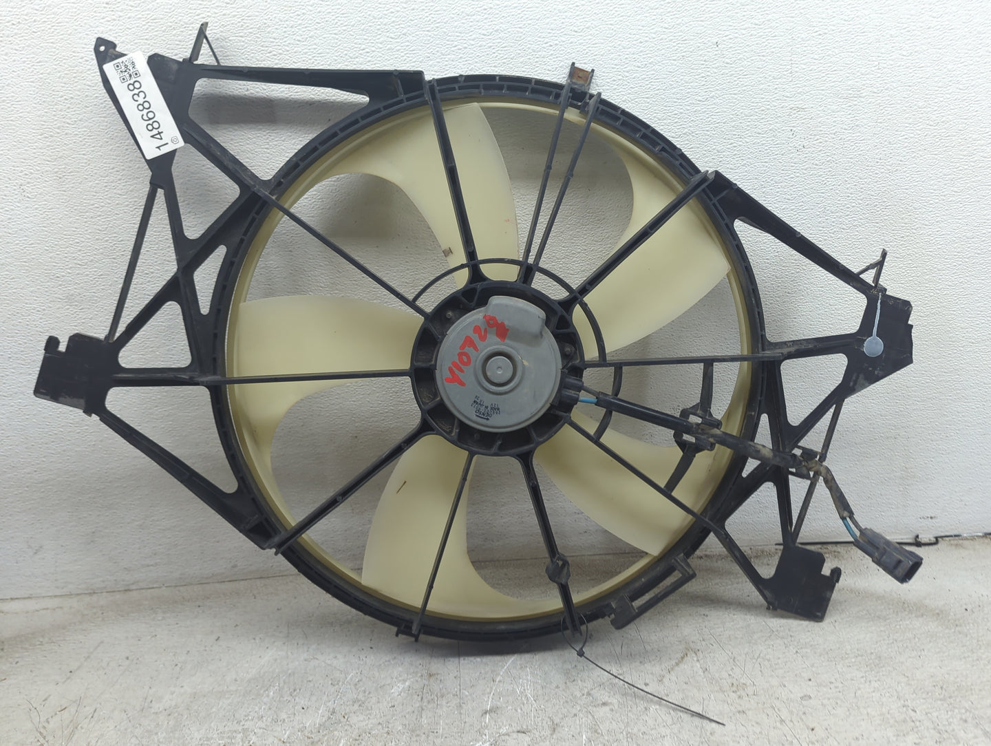 2018 Dodge 2500 Pickup Electric Radiator Cooling Fan Motor Assembly P/N:AM2778-4183 268000-9013 Fits OEM Used Auto Parts - O
