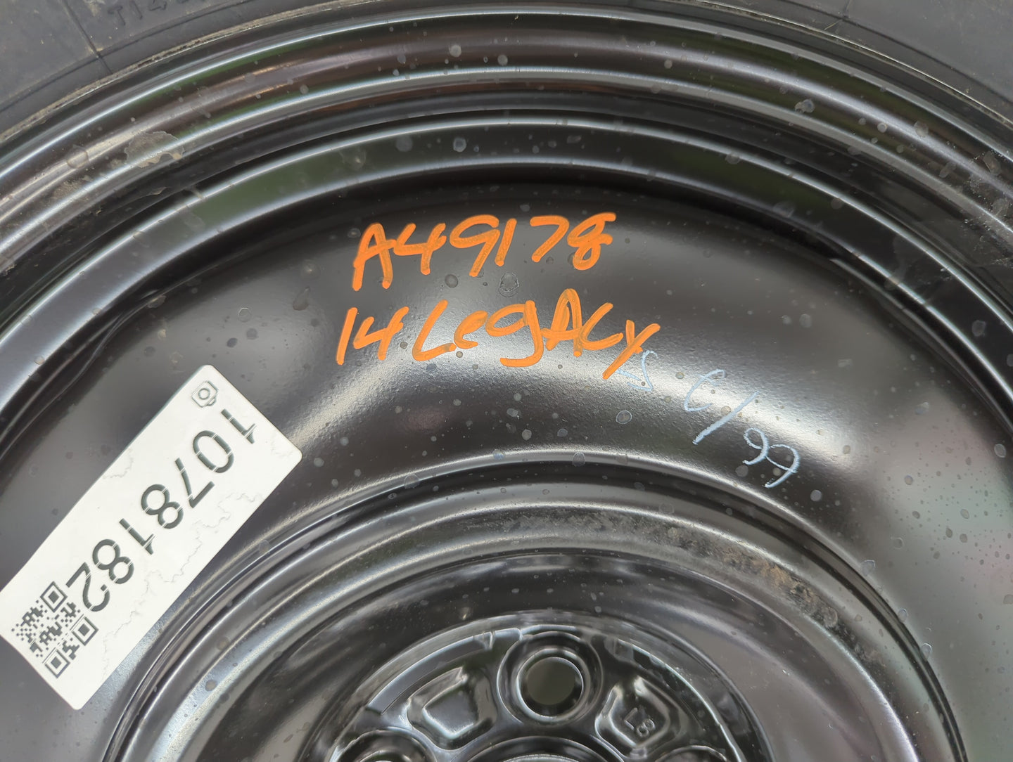 Dodge Caravan Spare Donut Tire Wheel Rim Oem 1078182 - Oemusedautoparts1.com