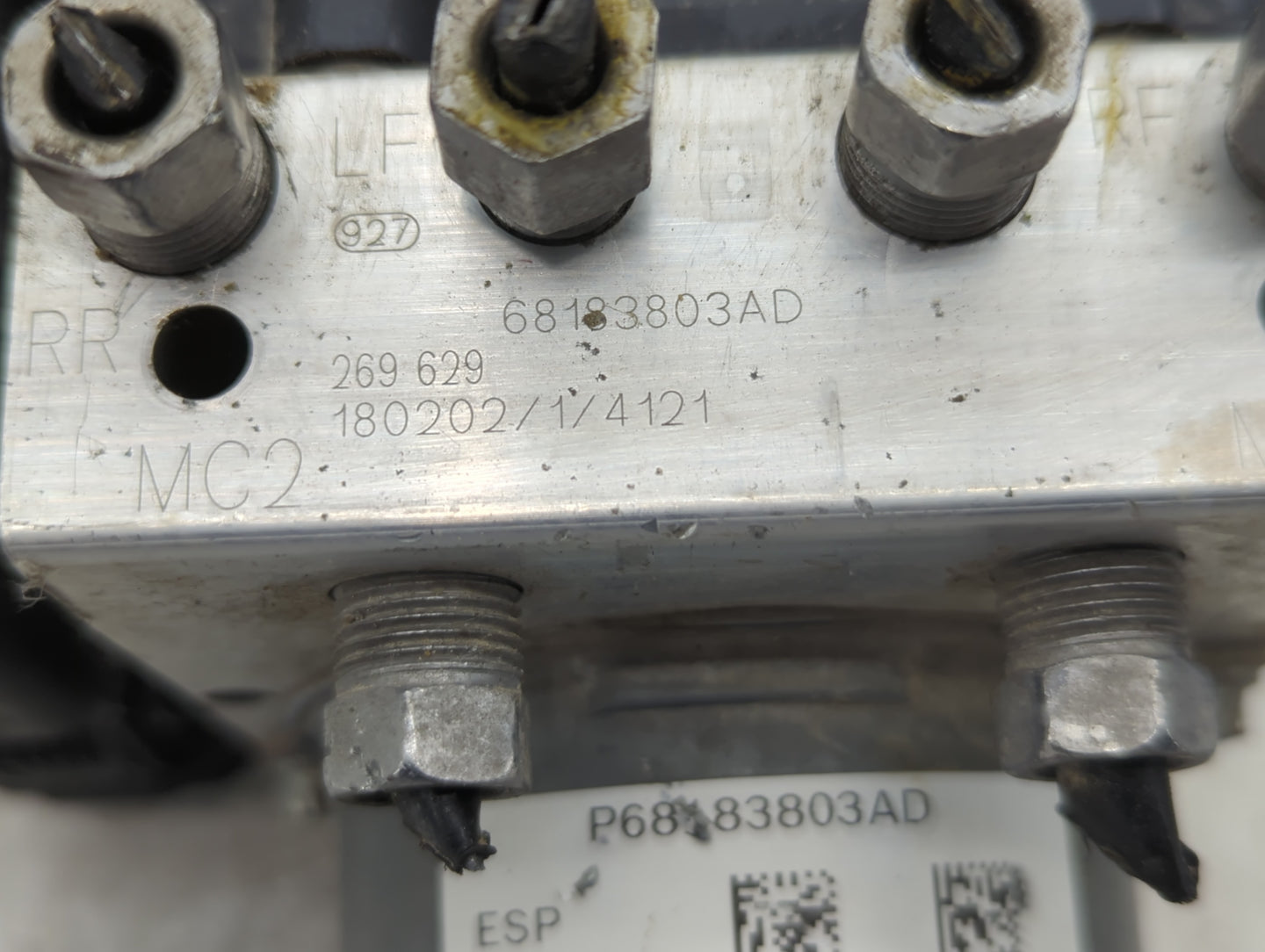 2018 Dodge Caravan ABS Pump Control Module Replacement P/N:68183803AD Fits Fits 2015 2016 2017 2019 2020 OEM Used Auto Parts