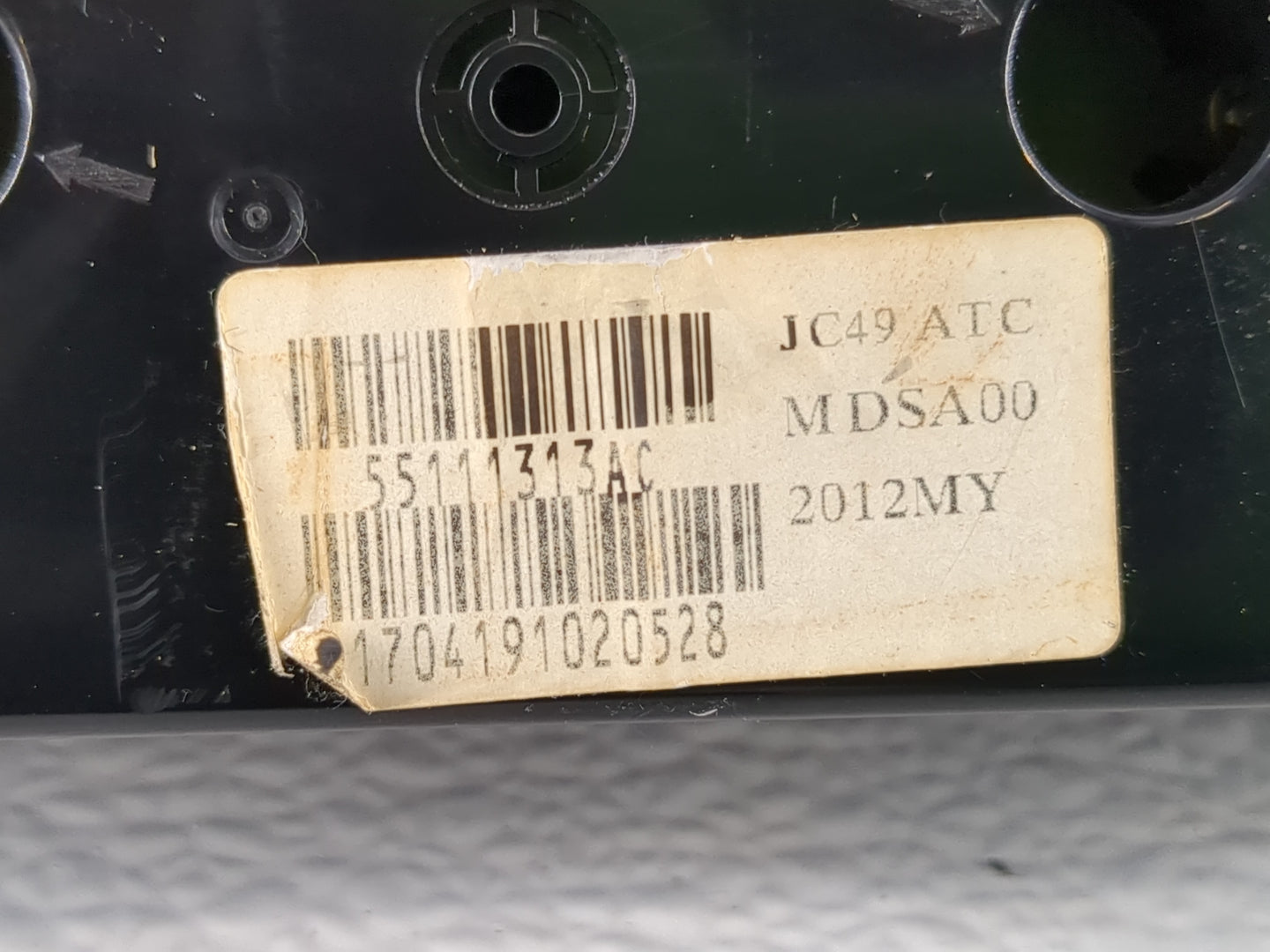 2018 Dodge Caravan Climate Control Module Temperature AC/Heater Replacement P/N:55111313AC Fits OEM Used Auto Parts - Oemuse