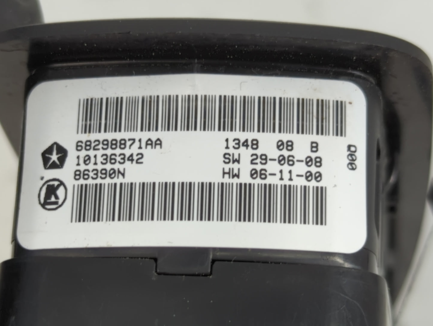 2018 Dodge Caravan Master Power Window Switch Replacement Driver Side Left P/N:68298871AA Fits OEM Used Auto Parts - Oemused
