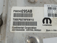 2018 Dodge Caravan PCM Engine Control Computer ECU ECM PCU OEM P/N:P68243295AB Fits Fits 2016 2017 2019 2020 OEM Used Auto P