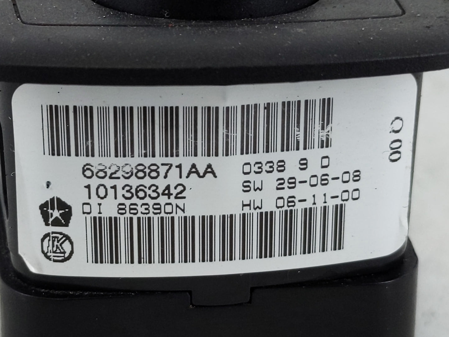 2018 Dodge Caravan Master Power Window Switch Replacement Driver Side Left P/N:68298871AA Fits Fits 2016 2017 2019 2020 OEM 