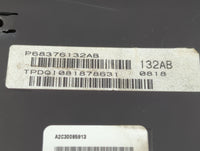 2018 Dodge Caravan Instrument Cluster Speedometer Gauges P/N:P68376132AB P68241684AA Fits Fits 2015 2016 2017 OEM Used Auto 