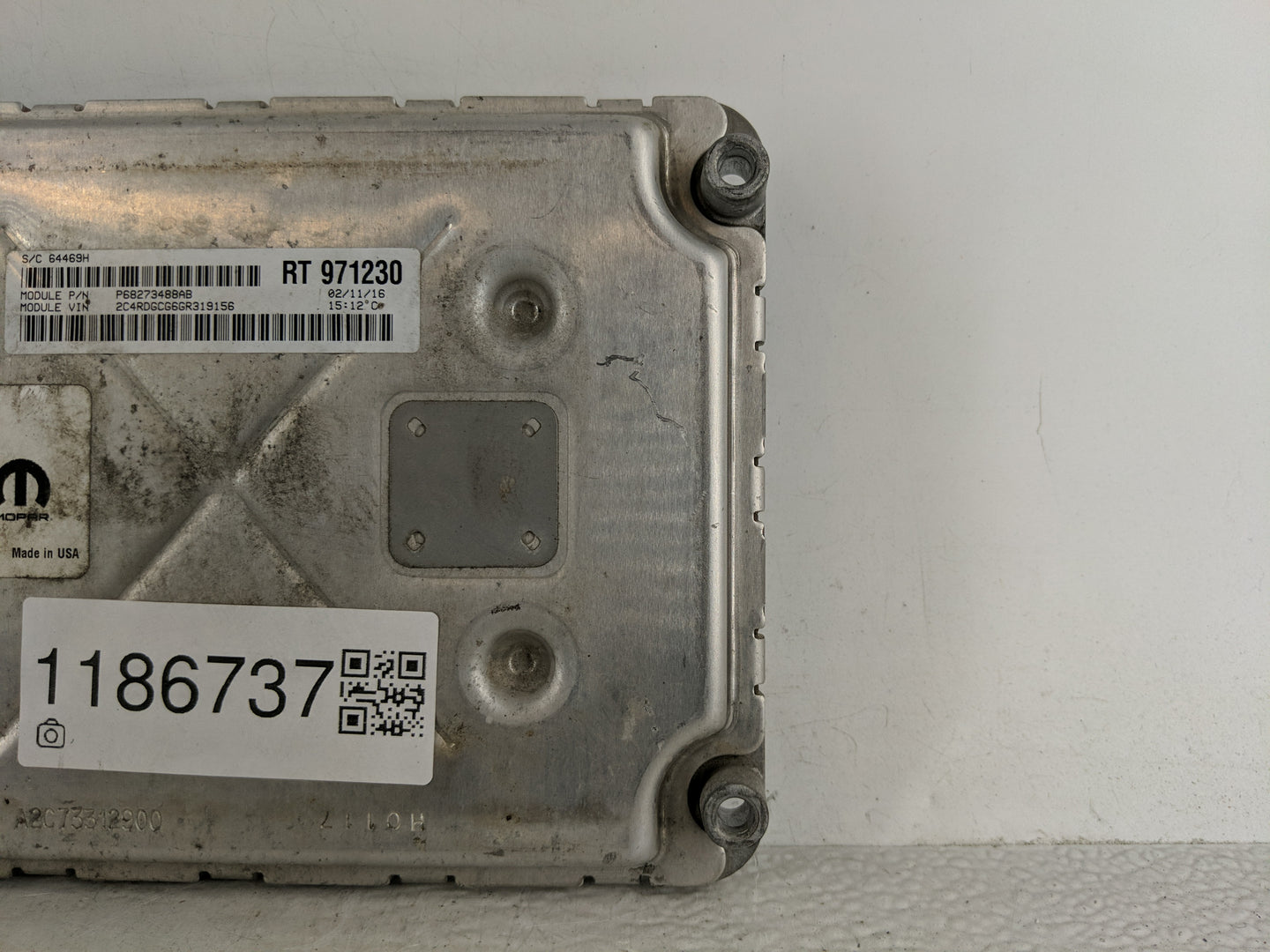 2018 Dodge Caravan PCM Engine Control Computer ECU ECM PCU OEM P/N:P68243295AA P68243295AB Fits Fits 2016 2017 2019 2020 OEM