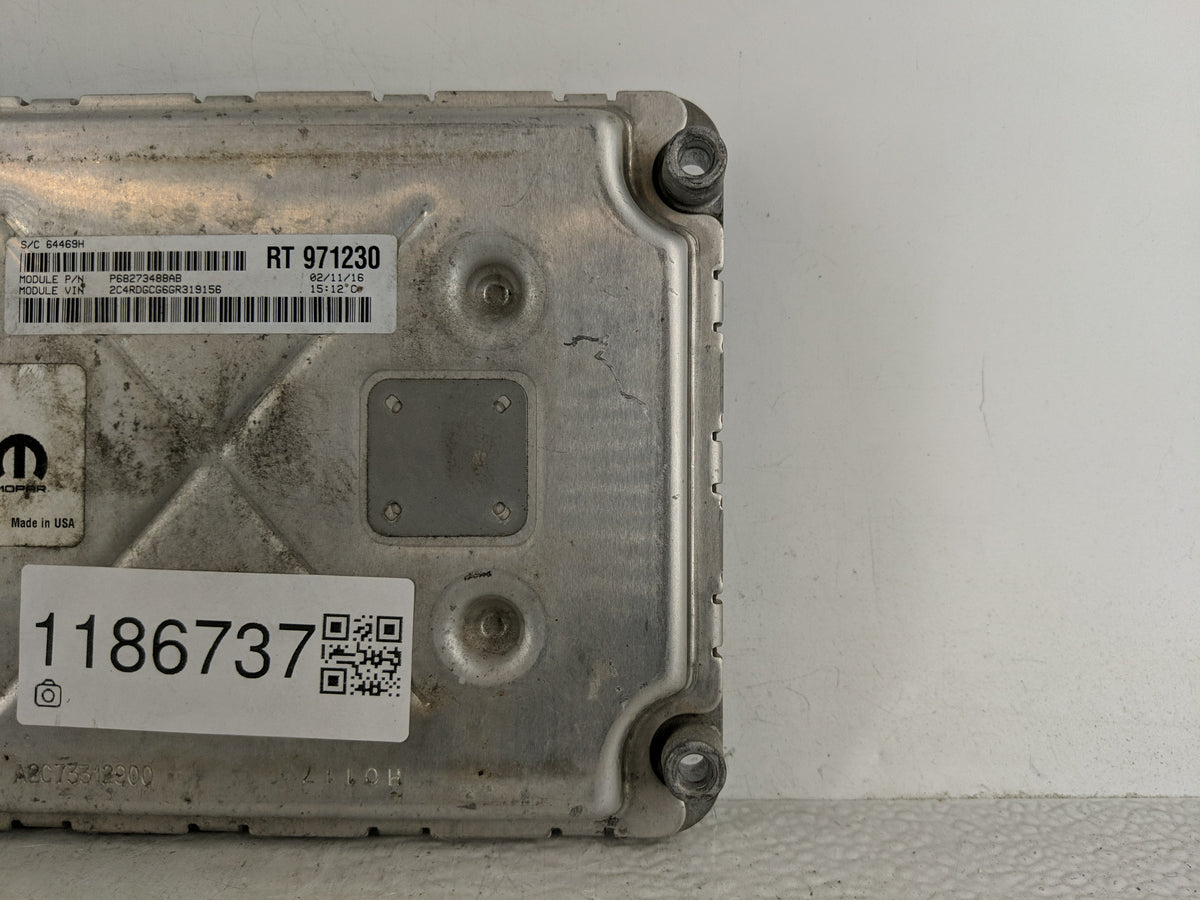 2018 Dodge Caravan PCM Engine Control Computer ECU ECM PCU OEM P/N:P68243295AA P68243295AB Fits 2016 2017 2019 2020 OEM Used