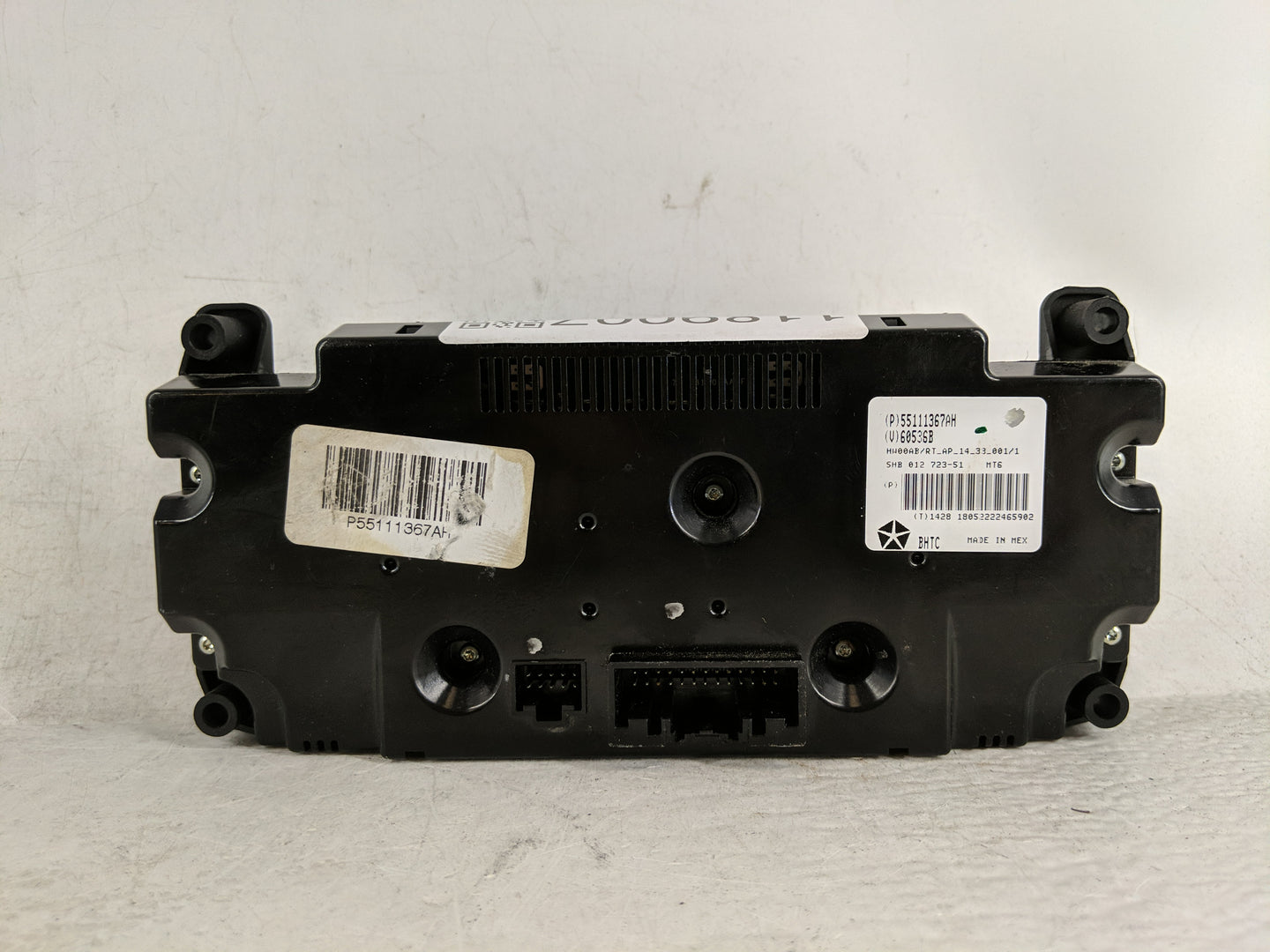 2018 Dodge Caravan Climate Control Module Temperature AC/Heater Replacement P/N:55111367AH Fits OEM Used Auto Parts - Oemuse