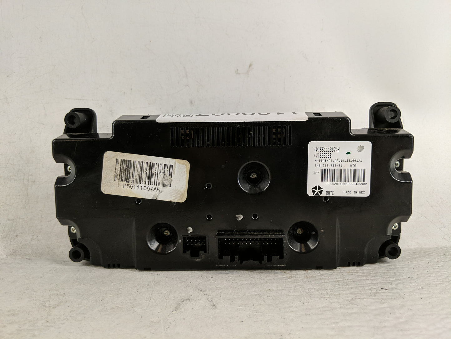 2018 Dodge Caravan Climate Control Module Temperature AC/Heater Replacement P/N:55111367AH Fits OEM Used Auto Parts - Oemuse