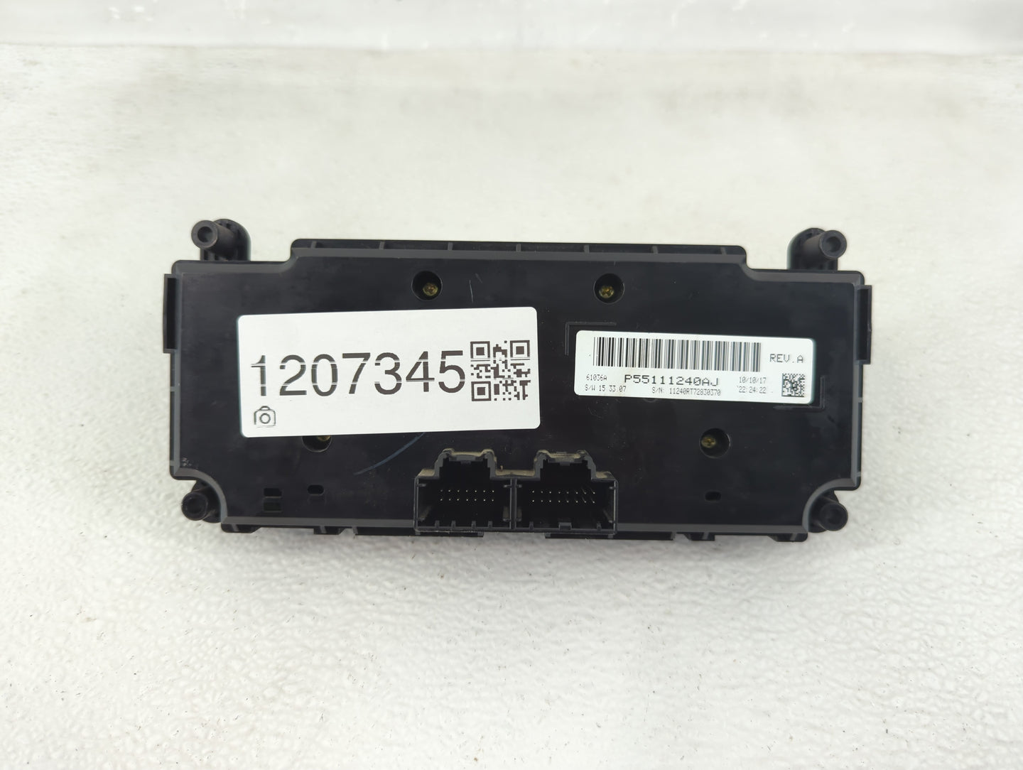 2018 Dodge Caravan Climate Control Module Temperature AC/Heater Replacement P/N:P55111240AJ Fits OEM Used Auto Parts - Oemus