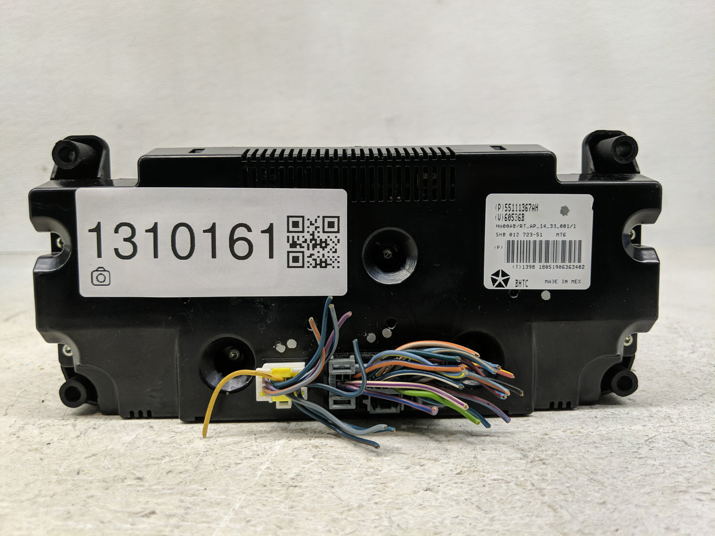 2018 Dodge Caravan Climate Control Module Temperature AC/Heater Replacement P/N:55111367AH Fits OEM Used Auto Parts - Oemuse
