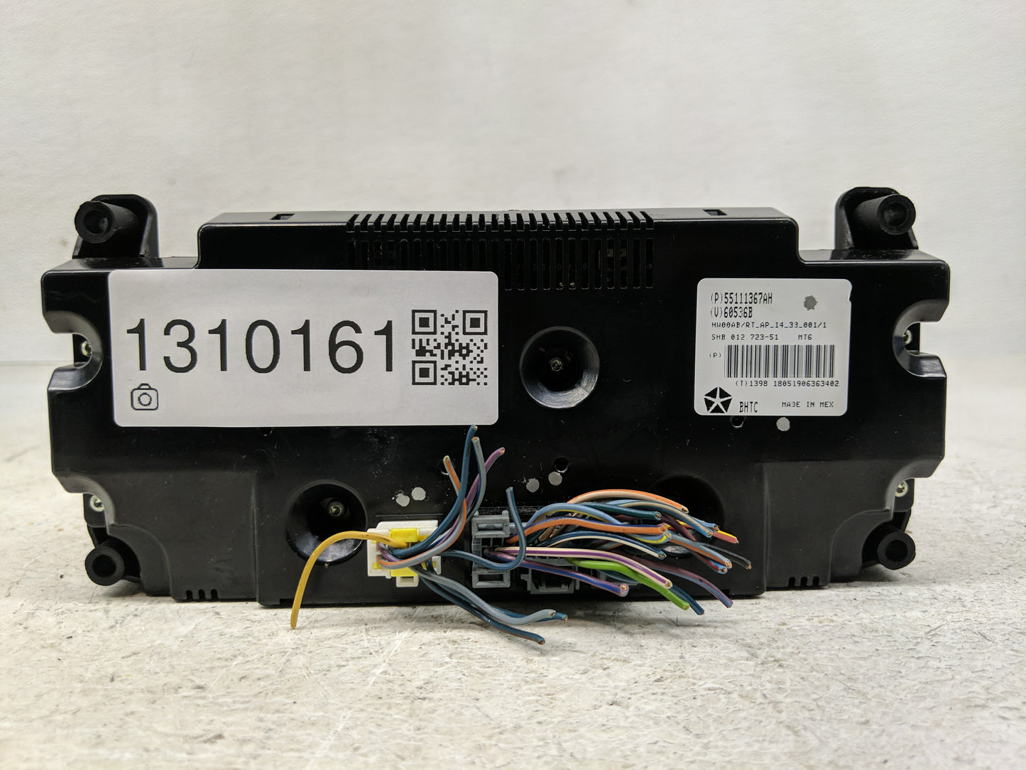 2018 Dodge Caravan Climate Control Module Temperature AC/Heater Replacement P/N:55111367AH Fits OEM Used Auto Parts - Oemuse