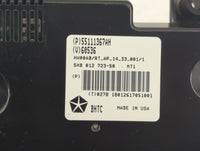 2018 Dodge Caravan Climate Control Module Temperature AC/Heater Replacement P/N:55111367AH Fits OEM Used Auto Parts - Oemuse