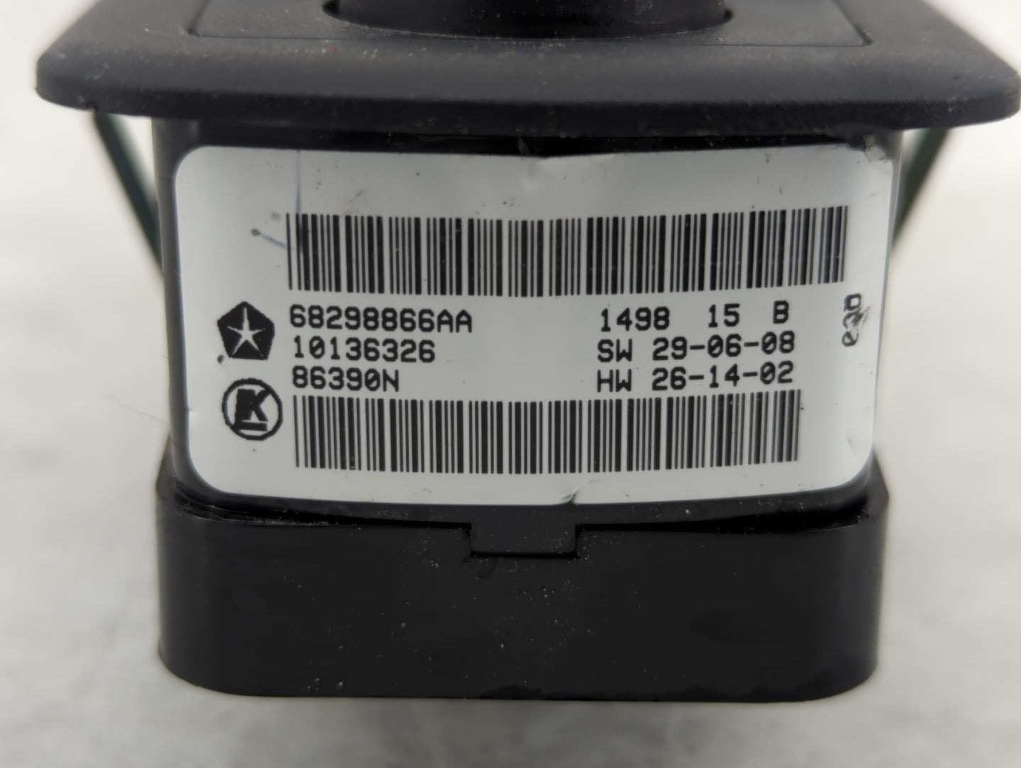 2018 Dodge Caravan Master Power Window Switch Replacement Driver Side Left P/N:68298866AA Fits Fits 2016 2017 2019 2020 OEM 