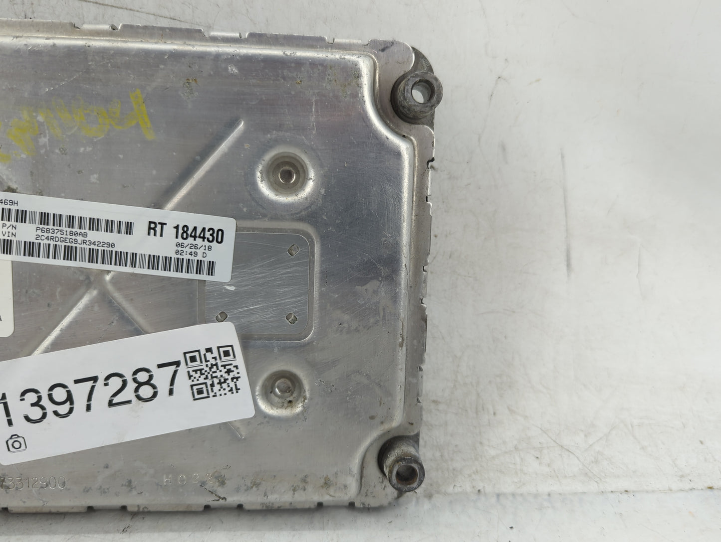 2018 Dodge Caravan PCM Engine Control Computer ECU ECM PCU OEM P/N:P68375180AB P68243295AB Fits Fits 2016 2017 2019 2020 OEM