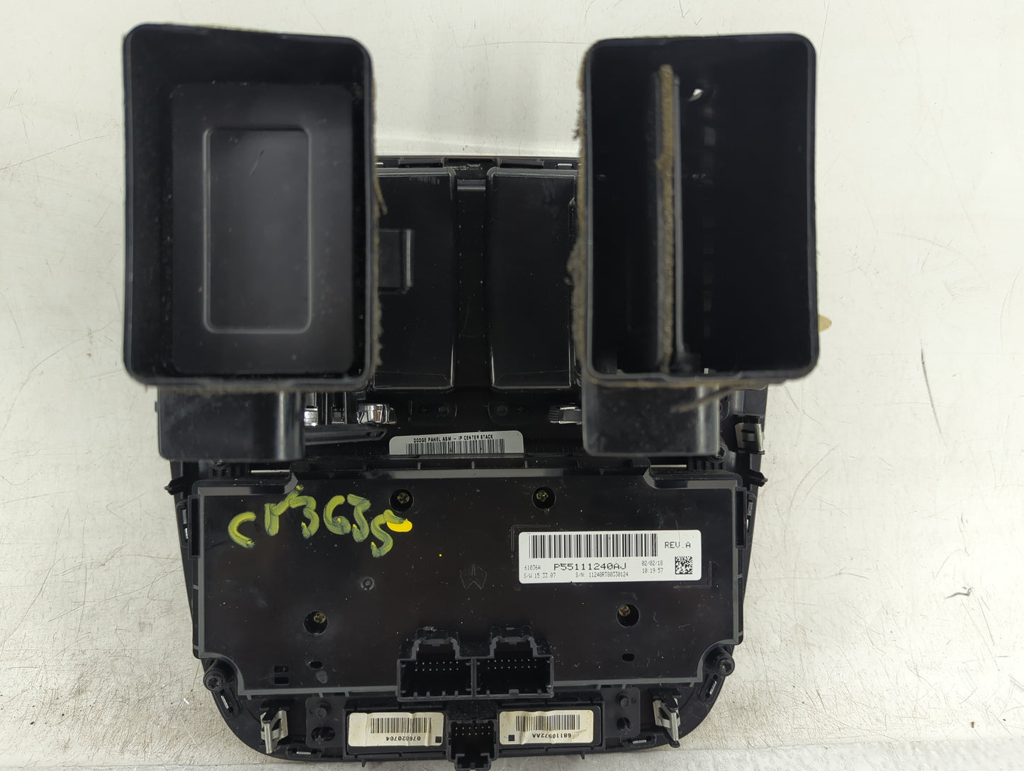 2018 Dodge Caravan Climate Control Module Temperature AC/Heater Replacement P/N:P55111240AJ 68110972AA Fits OEM Used Auto Pa